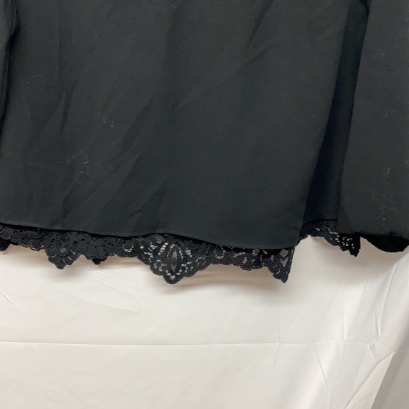 Cabi lace black Vneck tunic top sz small - Picture 4 of 5